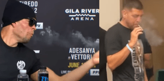 VIDEO: Nate and Nick Diaz share a JOINT at UFC 263