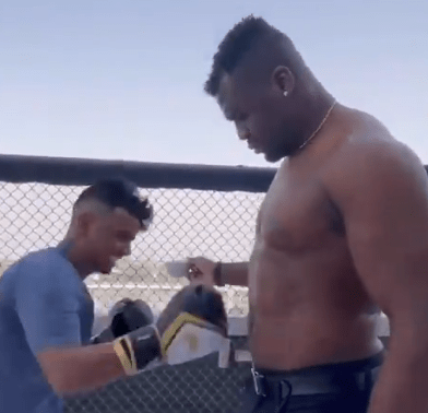 Ngannou bodyshot