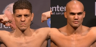 Robbie Lawler vs Nick Diaz will fight at 185