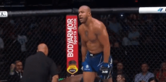 Ciryl Gane stops Derrick Lewis in the THIRD