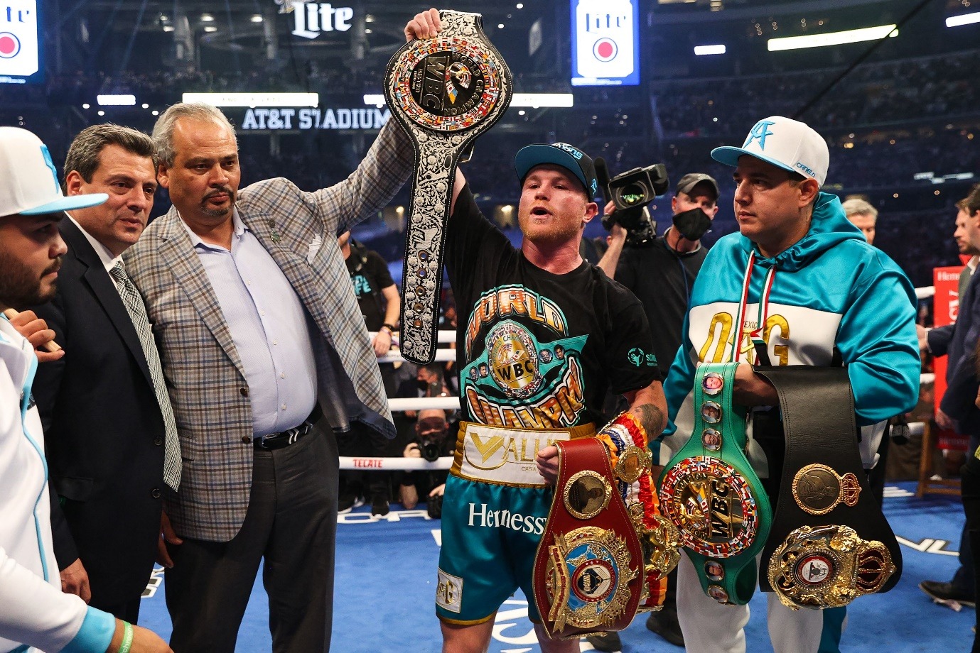 Canelo Alvarez's incredible FIFTEEN belt haul revealed as P4P superstar  adds another strap to growing list