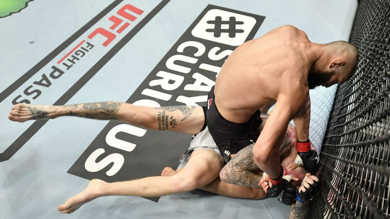 UFC Fight Night: Khamzat Chimaev wins two fights in 10 days in different weight classes | DAZN News UK