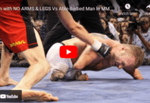 Man With No Arms And Legs Fights In MMA