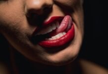 Beyond the Norm: Unveiling the Enigma of the Long Tongue Fetish woman with red lipstick and red lipstick