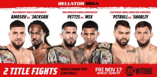 Bellator 301 Official Results