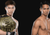 Tawanchai Vs. Superbon Muay Thai World Title fight now under ONE Friday Fights 46 Tawanchai PK Saenchai and Superbon Singha Mawynn