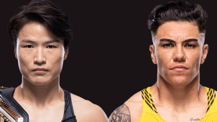 Zhang Weili and Jessica Andrade