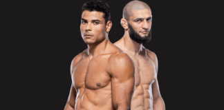 Costa questions Chimaev’s 185 lbs record, title shot claim