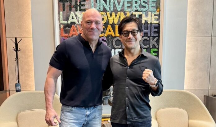 Nobu Sakakibara and Dana White